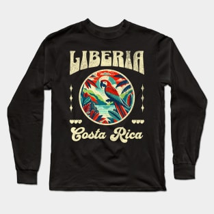 Liberia Macaw Rainforest Long Sleeve T-Shirt